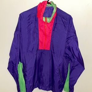 Vintage Colorful Windbreaker